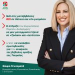 Φώφη Γεννηματά: «Να αναλάβει πρωτοβουλίες η Ε.Ε. για την αναίρεση της απόφασης Ερντογάν»