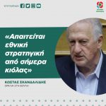 Κώστας Σκανδαλίδης: «Απαιτείται εθνική στρατηγική από σήμερα κιόλας»