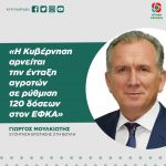Γιώργος Μουλκιώτης: «H Κυβέρνηση αρνείται την ένταξη αγροτών σε ρύθμιση 120 δόσεων στον ΕΦΚΑ»