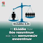 Ελλάδα 2.0 – Η Ελλάδα των δύο ταχυτήτων και των κοινωνικών ανισοτήτων