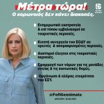 Φώφη Γεννηματά: «Μέτρα τώρα. Ο ιός δεν κάνει διακοπές»