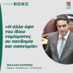 Μιχάλης Κατρίνης: «Η άλλη όψη του ίδιου νομίσματος σε πανδημία και οικονομία»