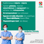 Ανδρέας Πουλάς: «Μέτρα για την αντιμετώπιση της νέας έξαρσης της πανδημίας»