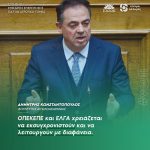 Δημήτρης Κωνσταντόπουλος: «ΟΠΕΚΕΠΕ και ΕΛΓΑ χρειάζεται να εκσυγχρονιστούν και να λειτουργούν με διαφάνεια»