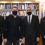 Συνάντηση Νίκου Ανδρουλάκη με το Προεδρείο της Δημοκρατικής Ένωσης Εθνικής Ελληνικής Μειονότητας Ομόνοια