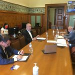 Συνάντηση με εκπροσώπους της Πανελλήνιας Ένωσης Διπλωματούχων Μηχανικών Εργοληπτών Δημοσίων Έργων