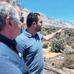 Οδοιπορικό Ανδρέα Σπυρόπουλου, στις πυρόπληκτες περιοχές του Ρεθύμνου