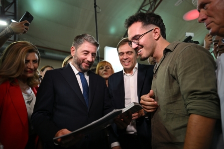 Ο Νίκος Ανδρουλάκης στην 90η ΔΕΘ