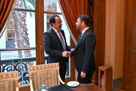 Συνάντηση Nίκου Ανδρουλάκη με τον Πρόεδρο της Κυπριακής Δημοκρατίας, Νίκο Χριστοδουλίδη